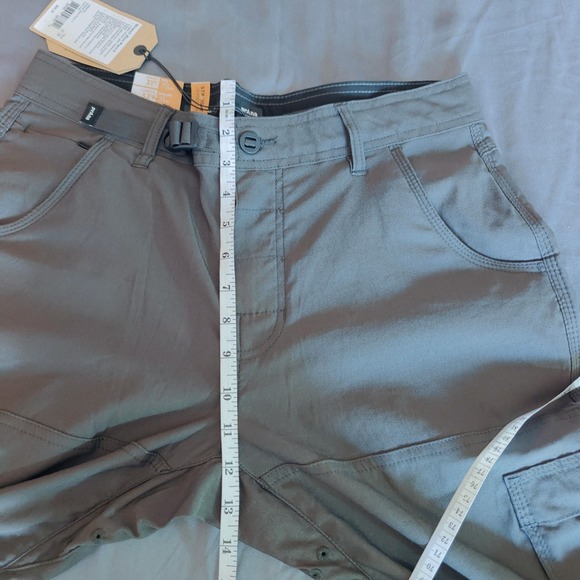 Prana Stretch Zion Pant II Mens 31x32 Dark Iron Cargo Pants Hiking Outdoor - Picture 14 of 16